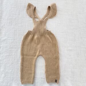 NEW Tocoto Vintage Sweater Knit Overalls Size 2